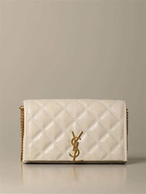 bolso blanco ysl|Tienda en línea oficial de Saint Laurent .